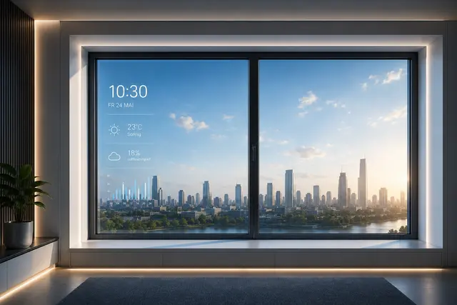 Illustration zum Windows 11 26H2 Update: ein Desktop-Bildschirm mit dem Windows-Logo, einer Update-Anzeige sowie Symbolen für Taskleiste, Startmenü und Suche.